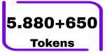 5.880 + 650 Tokens