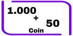 1.000 + 50 Coin