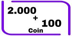 2.000 + 100 Coin